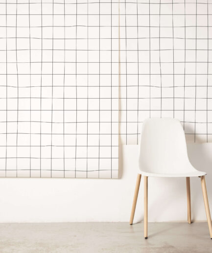 Papel de Parede Linhas Grid Torto Uauá