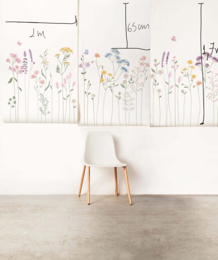 Painel meia parede Jardim Secreto Uauá