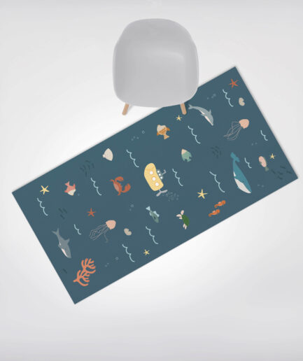 T25U001 - Tapete Oceano retangular